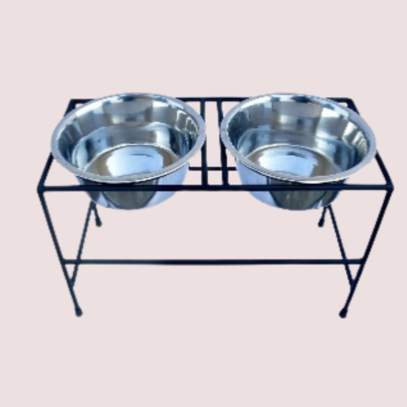 Tahura TAH 2017 Box Shape Iron Double Diner - Modern Dining Solution for Pets